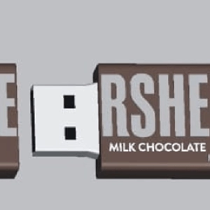 Memoria USB en PVC 2D diseño Chocolatina