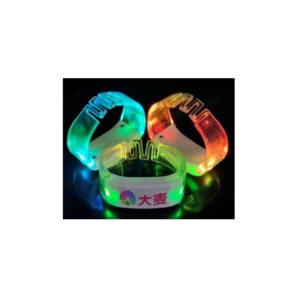 Manilla o Brazalete LED elaborado en ABS, SIN Control de Voz