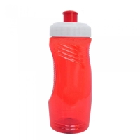 Botella PVC 400 ml, de 19 cmts de alto x 6.9 cmts de diametro, con tapa pull push