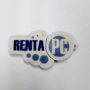 Memoria USB en PVC 2D diseño Logo Renta PC