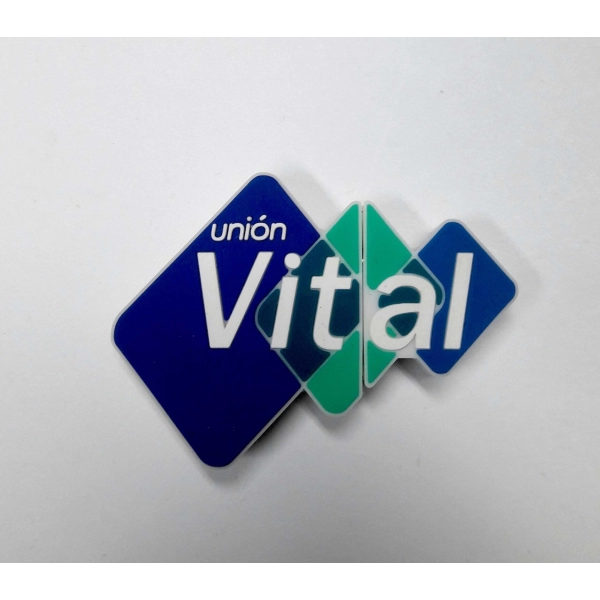 Memoria USB en PVC 2D diseño logo Union Vital