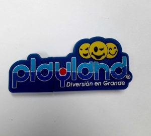 Memoria USB en PVC 2D diseño Logo Playland