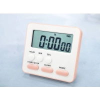 Reloj LCD Timer, Multifuncional, con Alarma.