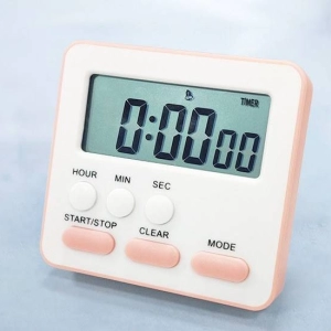 Reloj LCD Timer, Multifuncional, con Alarma.