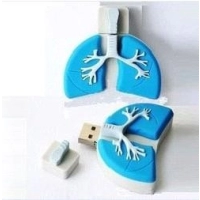 Memoria USB en PVC 2D diseño Pulmon