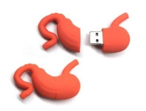 Memoria USB en PVC 2D diseño Estomago