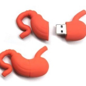 Memoria USB en PVC 2D diseño Estomago