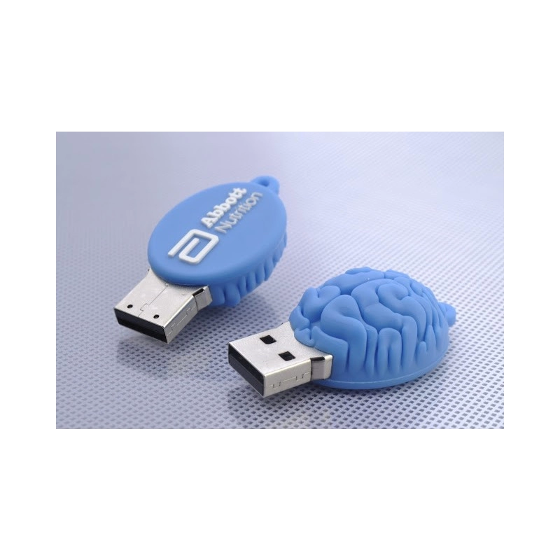 Memoria USB en PVC 3D diseño Cerebro