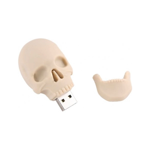 Memoria USB en PVC 3D diseño Craneo