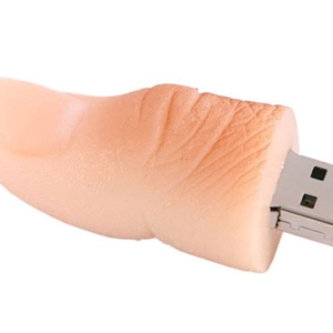Memoria USB en PVC 3D diseño Dedo Humano