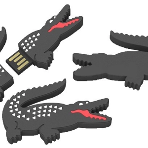 Memoria USB en PVC 2D diseño Cocodrilo