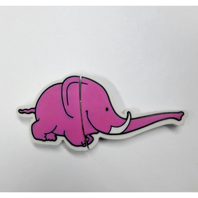 Memoria USB en PVC 2D diseño Elefante