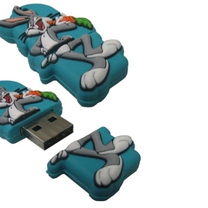 Memoria USB en PVC 2D diseño Bugs Bunny