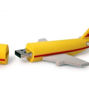 Memoria USB en PVC 3D diseño Avion de DHL