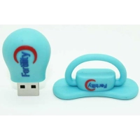 Memoria USB en PVC 3D diseño Chupo de Bebe