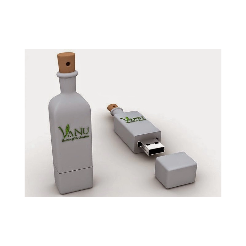 Memoria USB en PVC 2D diseño Botella de Licor