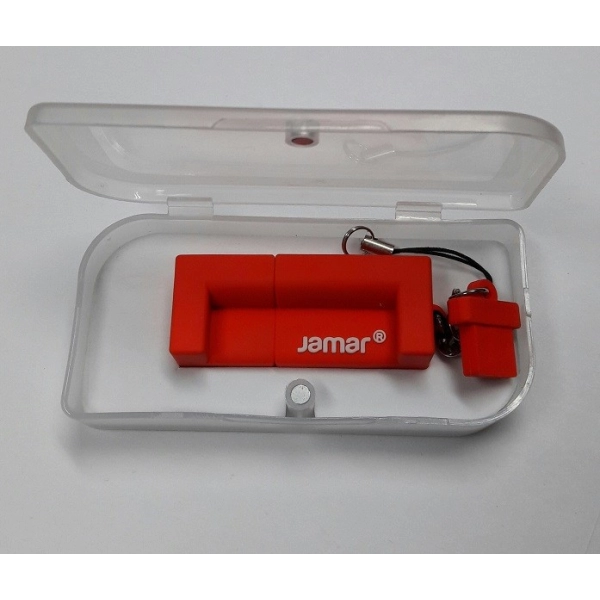 Caja Plastica con espuma troquelada para USB