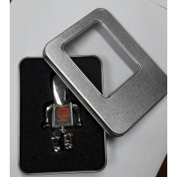 Caja Rectangular de Aluminio con Ventana para empaque de USB