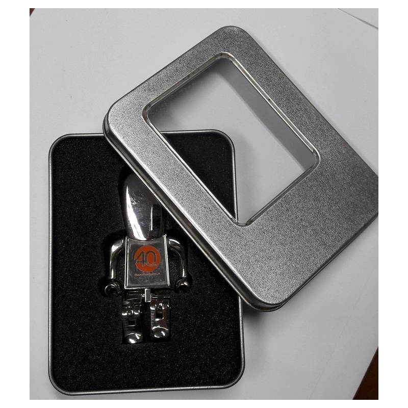 Caja Rectangular de Aluminio con Ventana para empaque de USB
