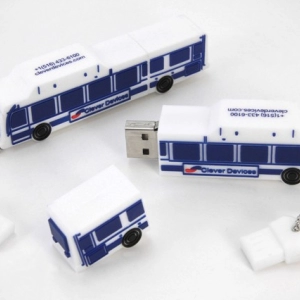 Memoria USB en PVC 3D diseño Bus
