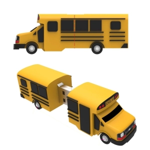 Memoria USB en PVC 3D diseño Bus Escolar