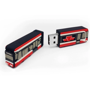 Memoria USB en PVC 2D diseño Bus