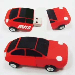Memoria USB en PVC 3D diseño Carro Deportivo