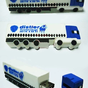 Memoria USB en PVC 2D diseño Camion Tractomula