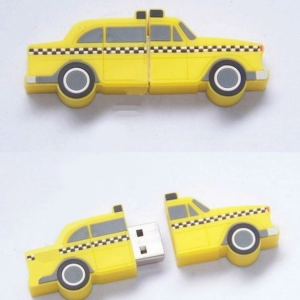 Memoria USB en PVC 2D diseño Taxi