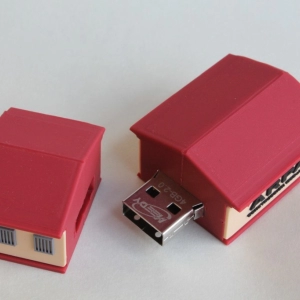 Memoria USB en PVC 3D diseño Casa