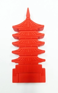 Memoria USB en PVC 2D diseño Pagoda China
