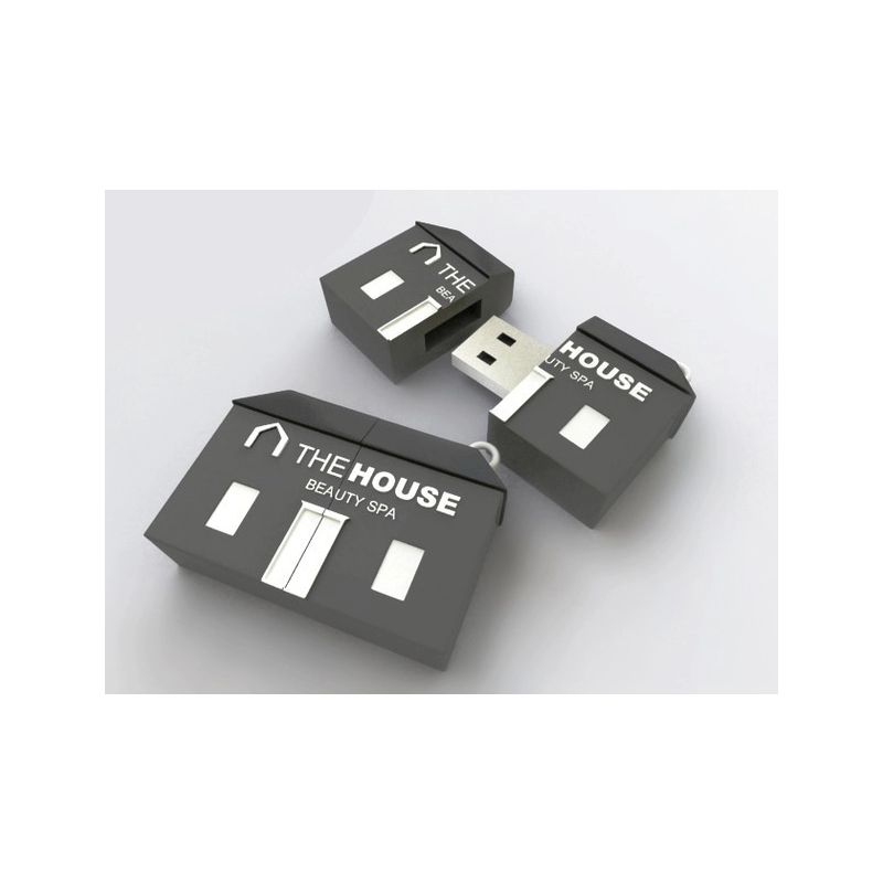 Memoria USB en PVC 2D diseño Casa