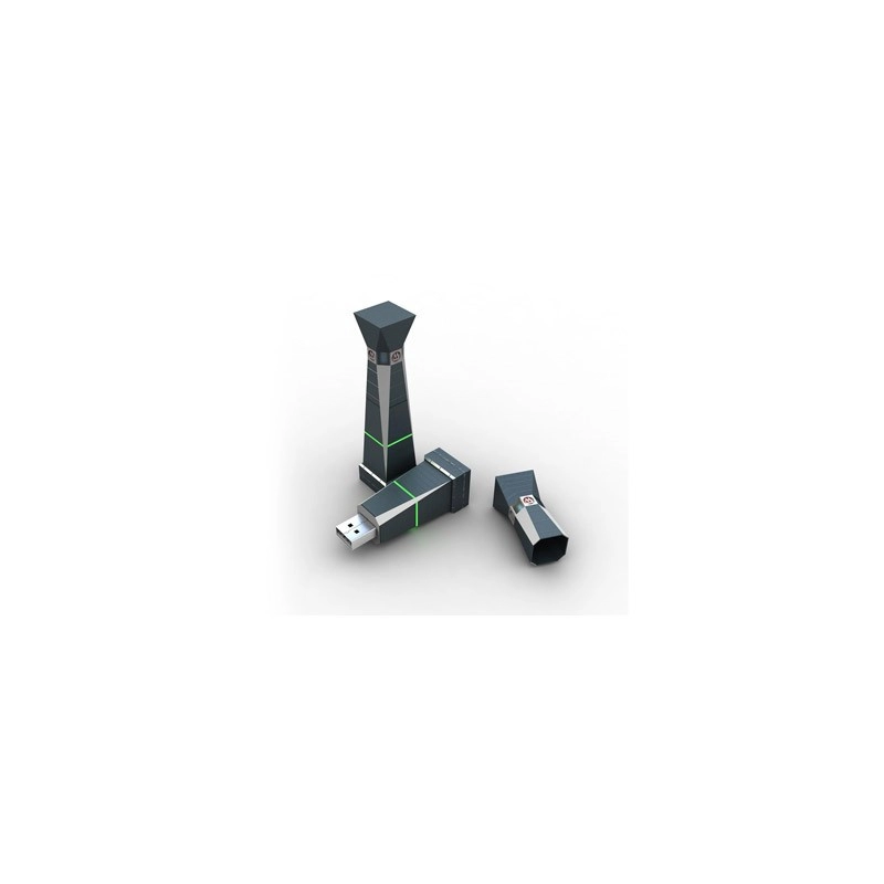 Memoria USB en PVC 3D diseño de Torre