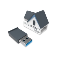 Memoria USB en PVC 3D diseño Casa
