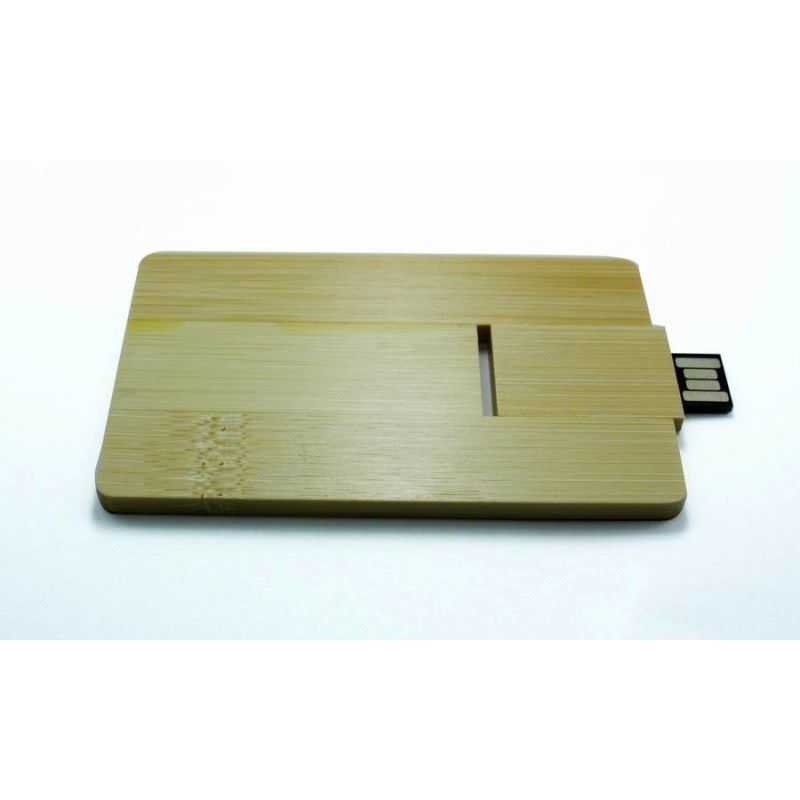 Memoria USB en forma de Tarjeta, en Madera