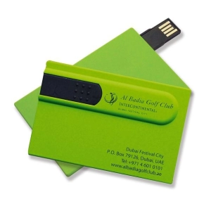 Memoria USB plastica en forma de Tarjeta