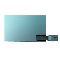 Memoria USB en forma de Tarjeta, en Aluminio
