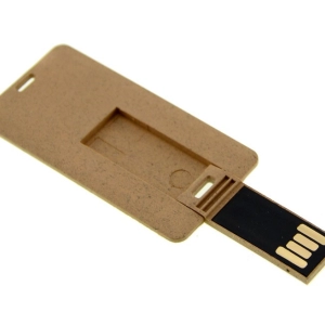 Memoria USB plastica reciclada en forma de Mini Tarjeta