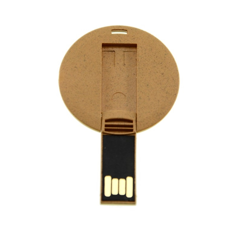 Memoria USB plastica reciclada en forma de Moneda