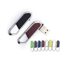 Memoria USB metalica en forma de Clip