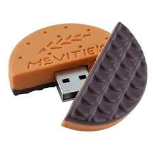 Memoria USB en PVC 2D diseño Galleta