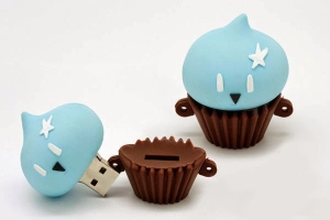 Memoria USB en PVC 3D diseño Cupcake