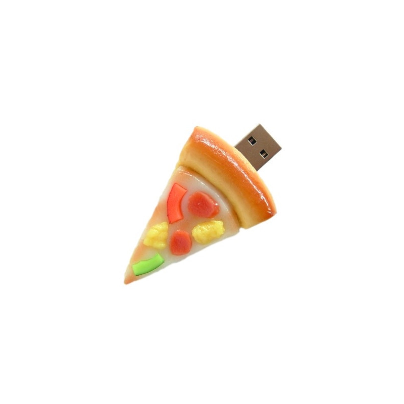 Memoria USB en PVC 2D diseño Pizza
