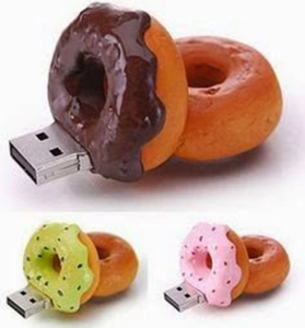 Memoria USB en PVC 3D diseño de Donut