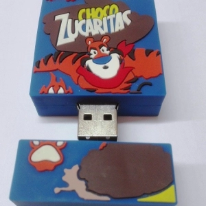 Memoria USB en PVC 2D diseño Caja de Zucaritas