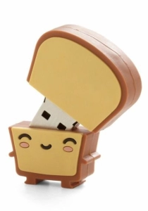 Memoria USB en PVC 2D diseño Pan de Molde