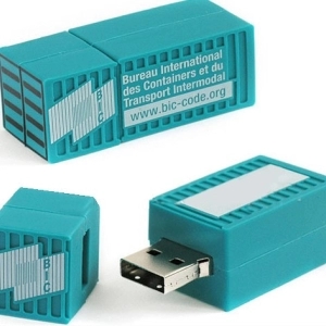 Memoria USB en PVC 3D diseño Contenedor