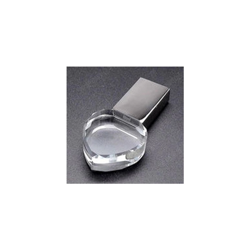 Memoria USB en forma de Corazon en Cristal