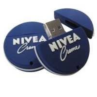 Memoria USB en PVC 2D diseño Crema Nivea