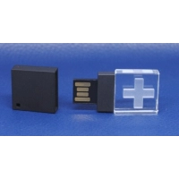 Memoria USB en plastico y Cristal